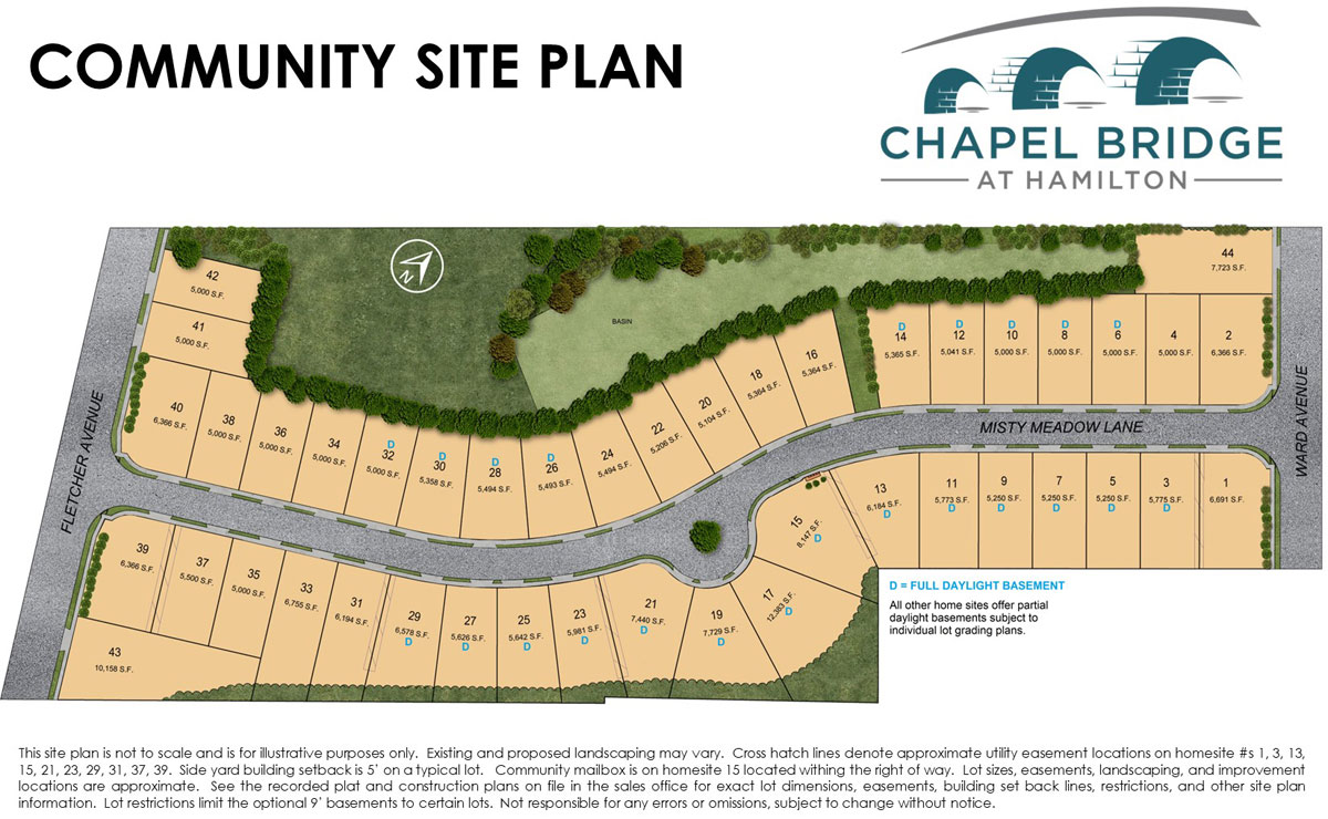 Chapel Bridge Site Plan