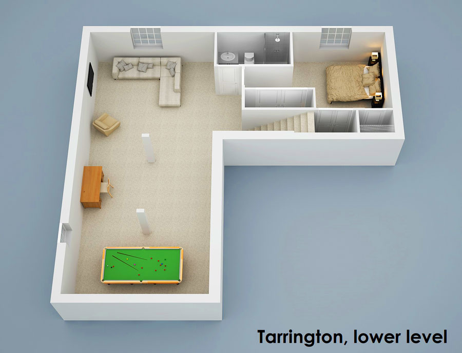 Chapel Bridge at Hamilton | The Tarrington Model - Floor Plan, Basement