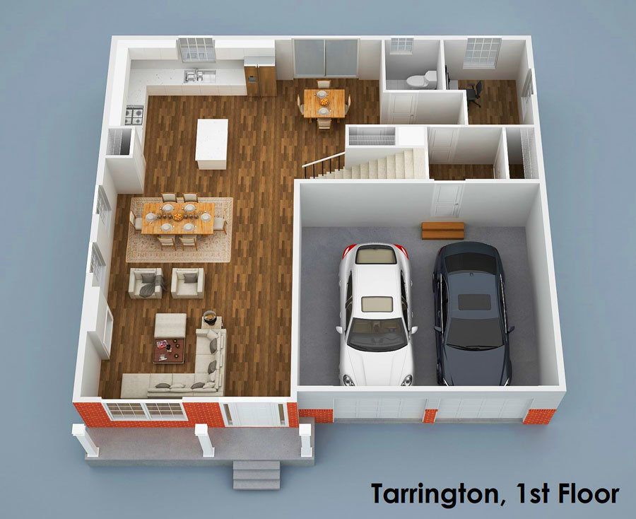 Chapel Bridge at Hamilton | The Tarrington Model - Floor Plan, First Floor
