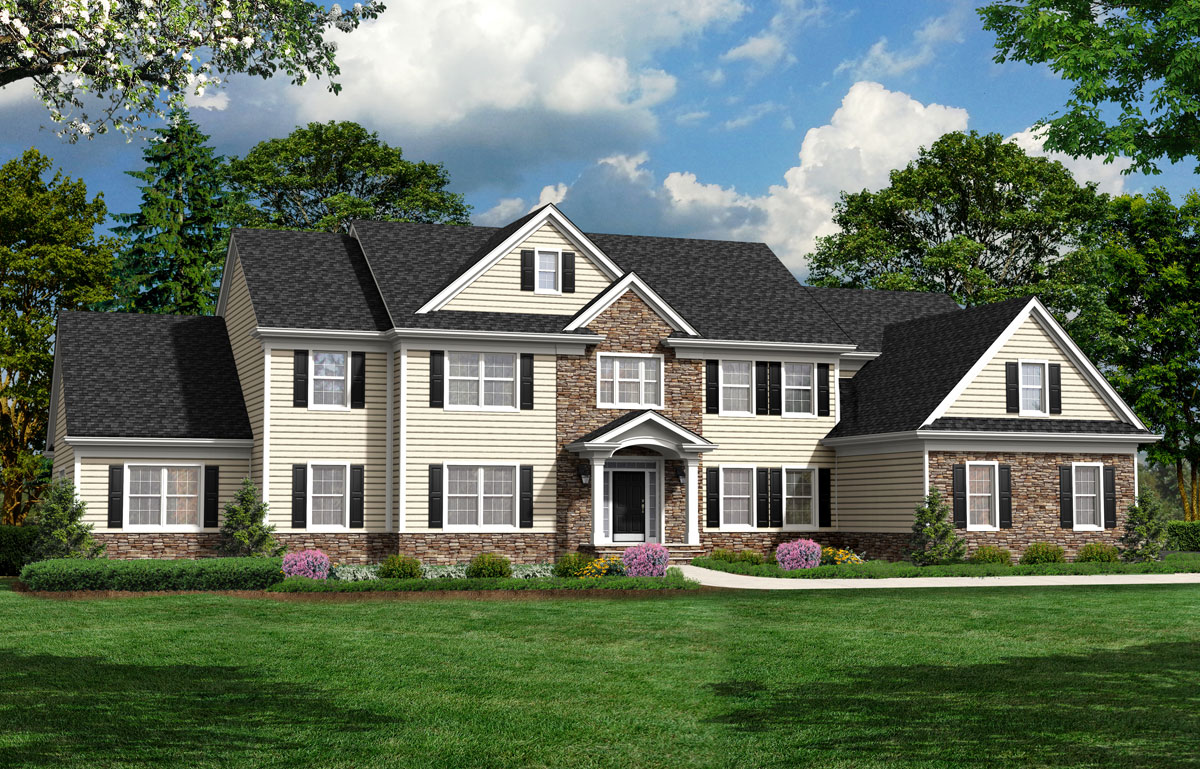Hidden Brook | Oakdale Model - Country Manor Style