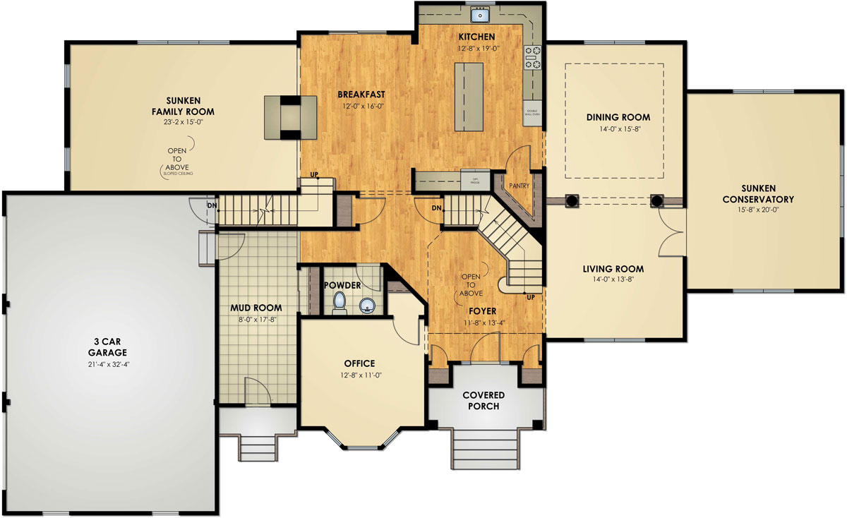 Hidden Brook | Pembrey Model - Floor Plan, First Floor