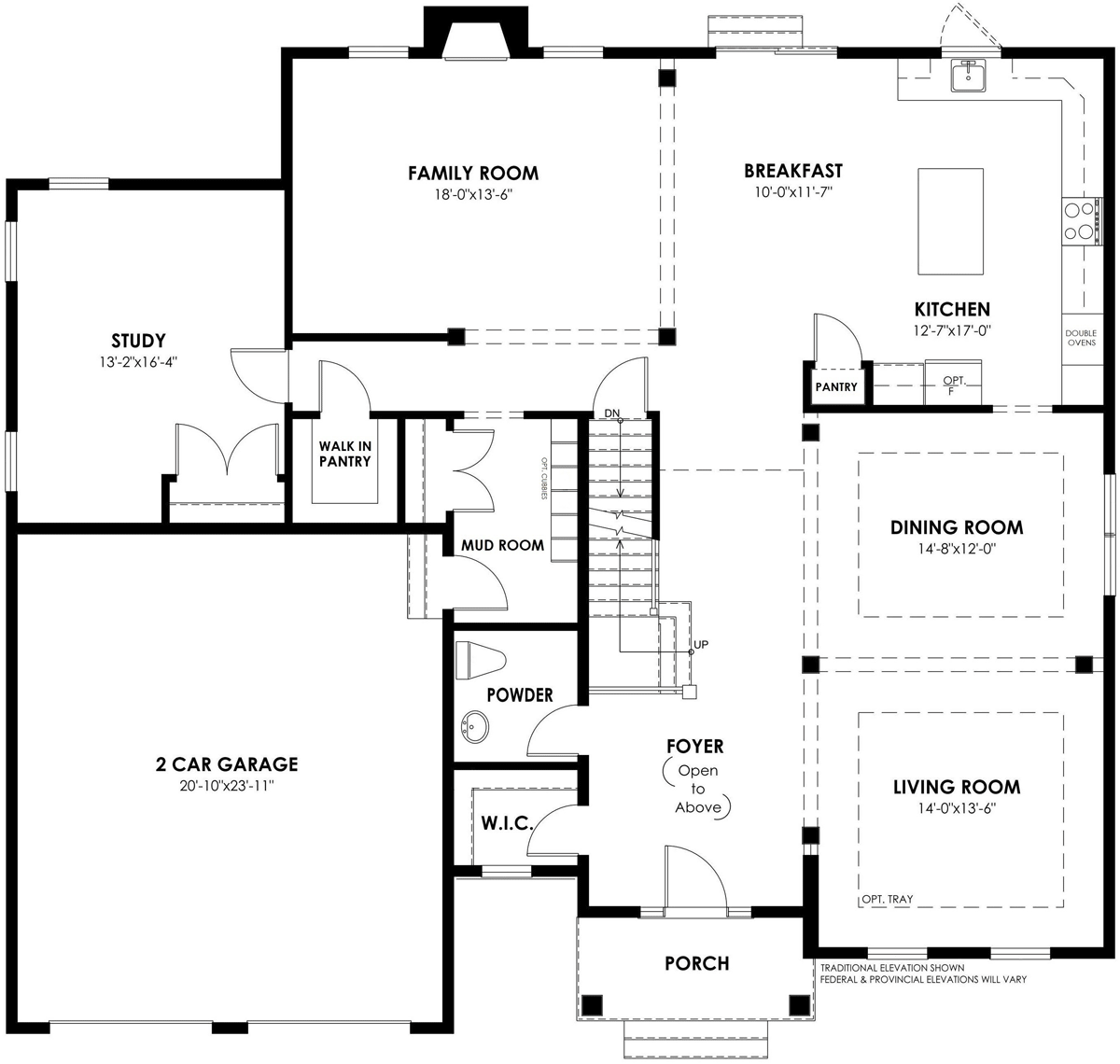 Ryder Club | Fleetwood Model - Floor Plan, First Floor