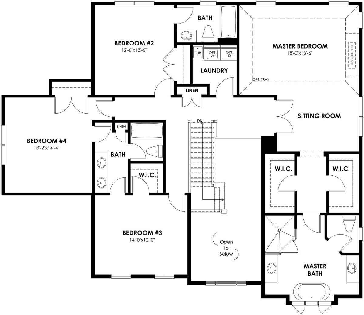 Ryder Club | Fleetwood Model - Floor Plan, Second Floor