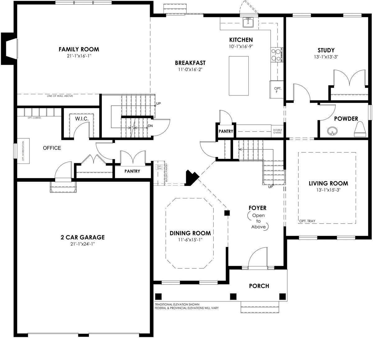 Ryder Club | Grantham Model - Floor Plan, First Floor