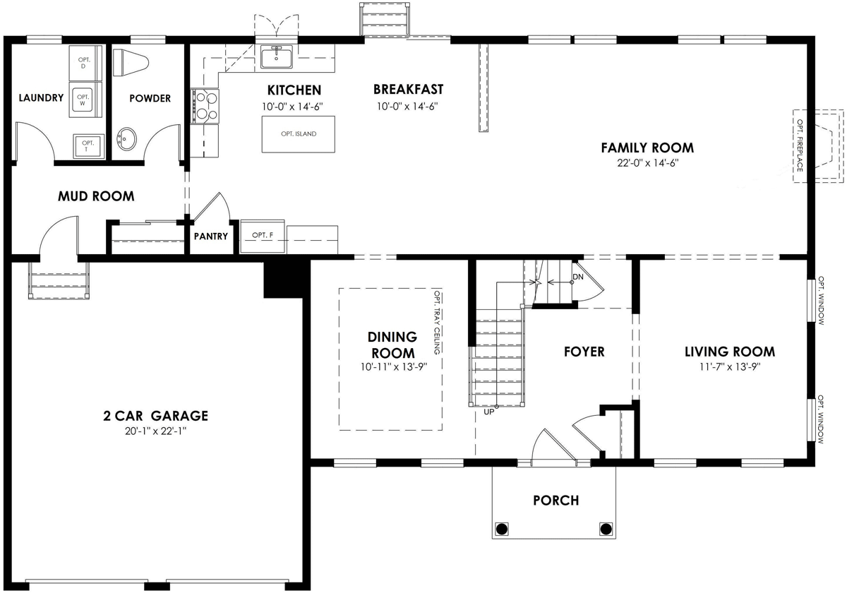 Stonegate | Devonshire Model - Floor Plan, First Floor